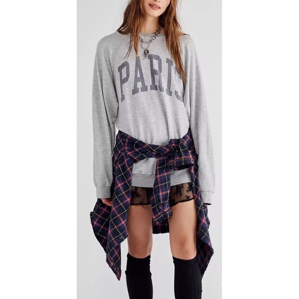Free People Original Retro Brand Paris Sweatshirt (S)